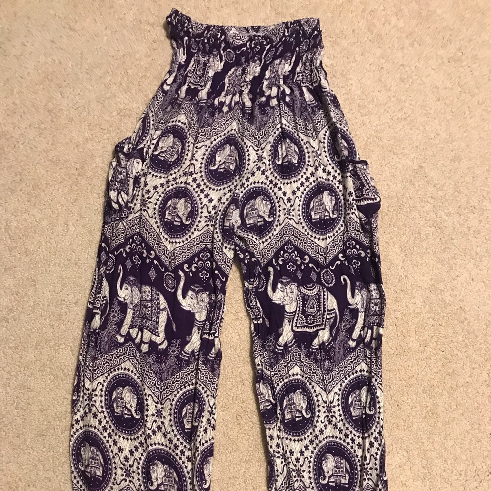 Elephant linen pants